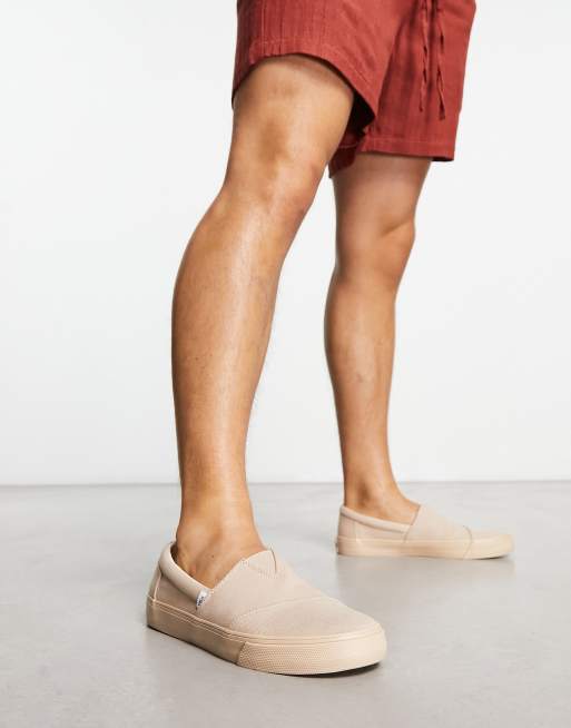 TOMS – Alpargata Fenix – Wsuwane buty sportowe w kolorze naturalnym