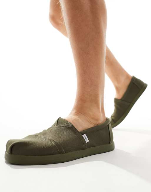 Toms on sale olive green