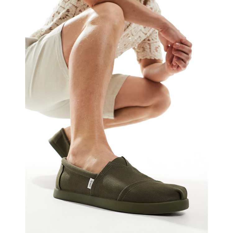 Toms Alpargata Forward Espadrilles in Olivgrun
