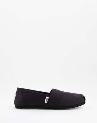 TOMS - Alpargata - Leinenschuhe mit schwarzer Sohle