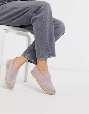 TOMS Alpargata lilac suede espadrille 