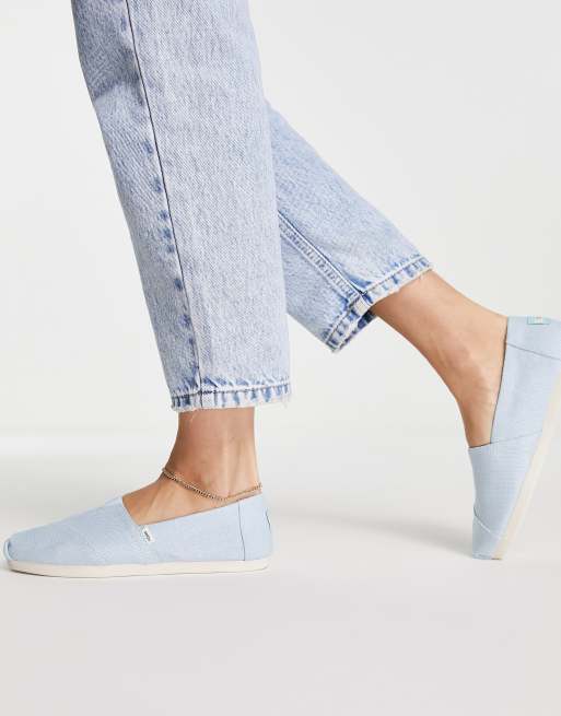 Drizzle grey shops slub chambray women's espadrilles