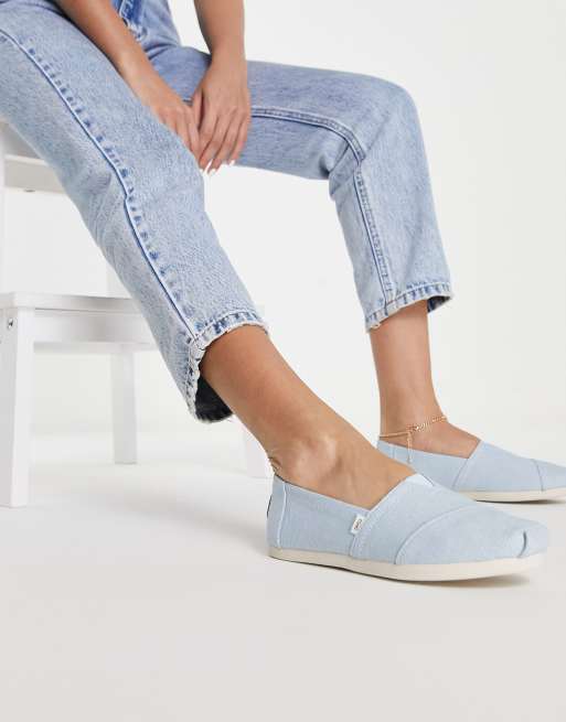 Toms - Alpargata - Lyseblå espadriller