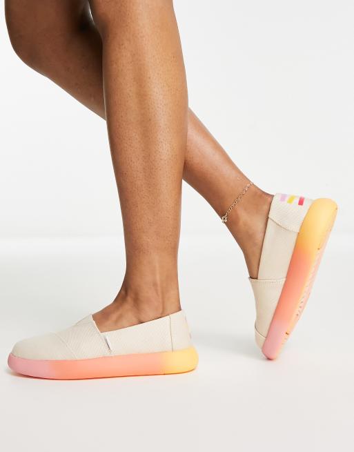 Toms - Alpargata Mallow - Baskets chunky avec semelle effet dégradé - Naturel