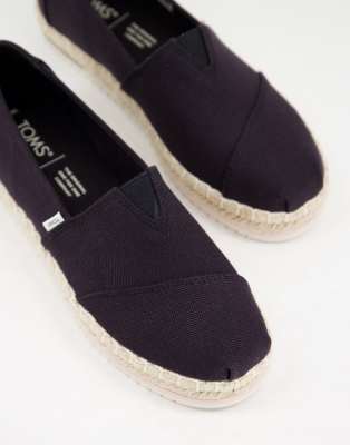 toms black platform