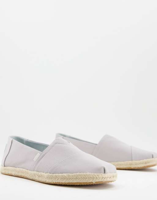 TOMS - Alpargata - Platte espadrilles in grijs
