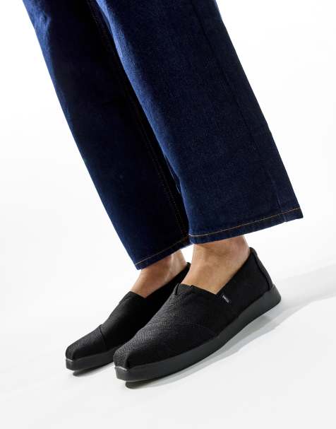 Toms Alpargata plus shoe in black - view 1