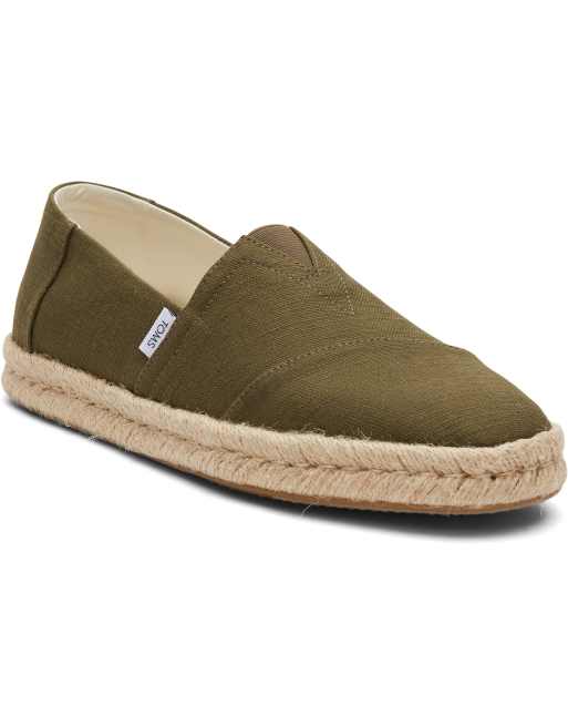 Toms Alpargata rope 2.0 shoe in olive, 4 of 4
