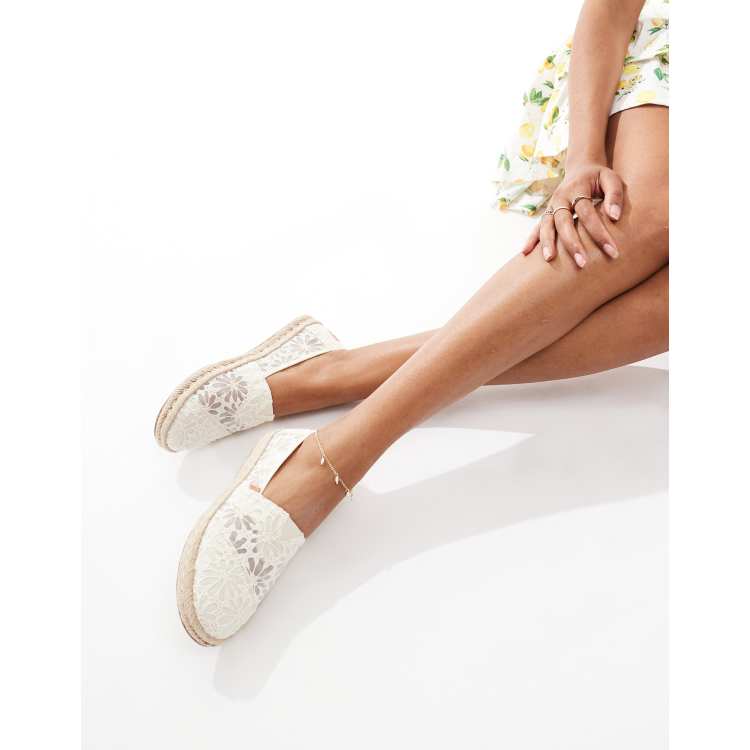 Toms Alpargata rope espadrille 2.0 in white ASOS