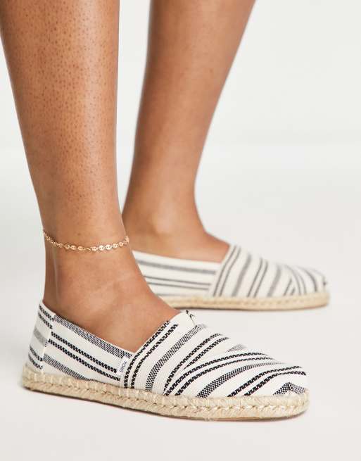 Toms sale striped espadrilles