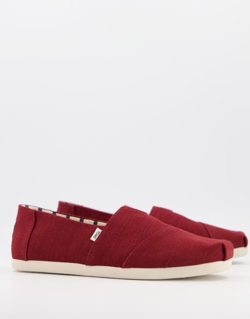 Toms - Alpargata - Scarpe senza lacci color ciliegia  