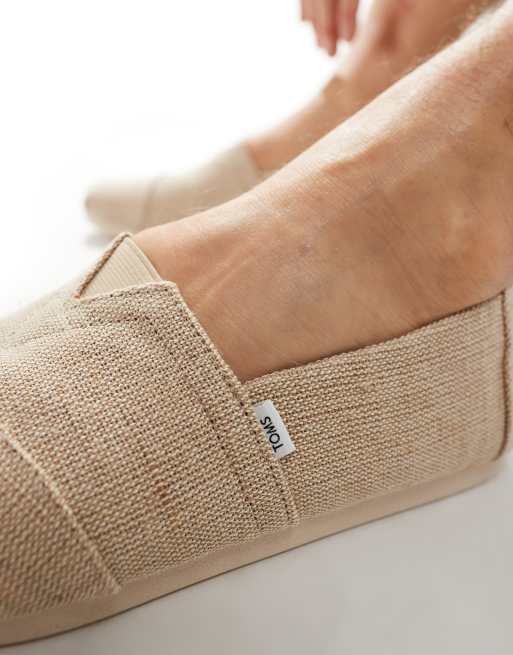 Toms Alpargata slip on shoe in natural, 2 of 4