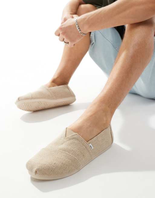 Toms Alpargata slip on shoe in natural, 4 of 4