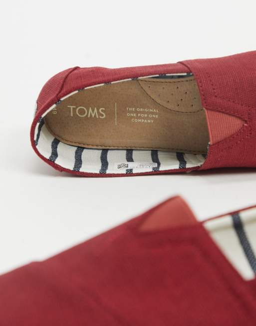 Toms black cherry hot sale heritage canvas