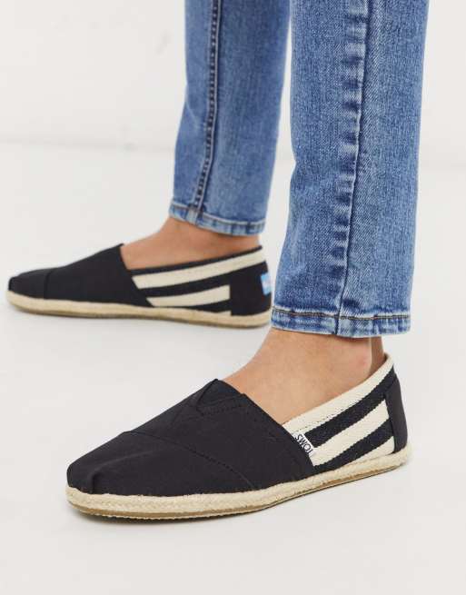 Toms alpargata espadrille black | ASOS