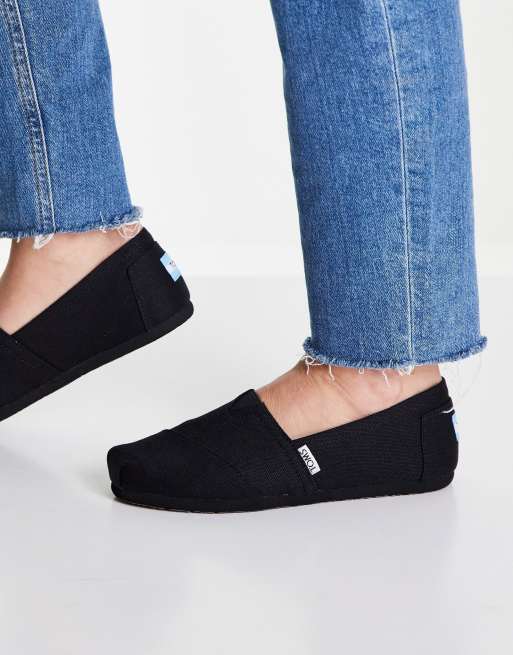 TOMS - Alpargata - Svarta espadriller