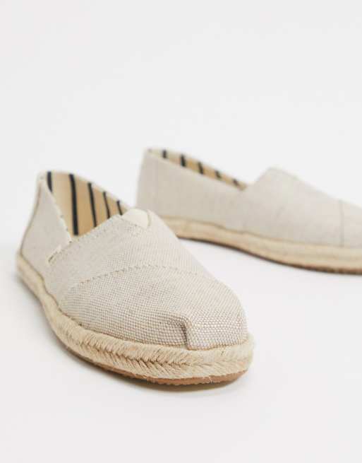 Toms best sale espadrilles beige