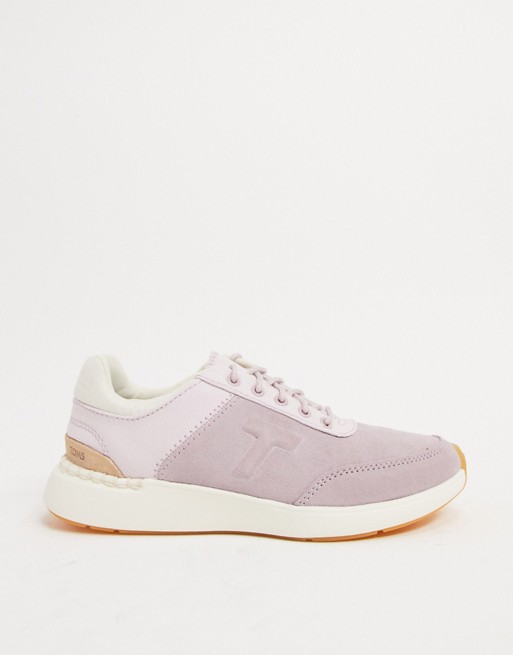 Toms arroyo runner trainers in lilac