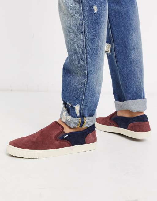 Toms baja slip on sale on