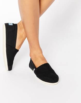 Toms | TOMS Classic Canvas Black Flat Shoes