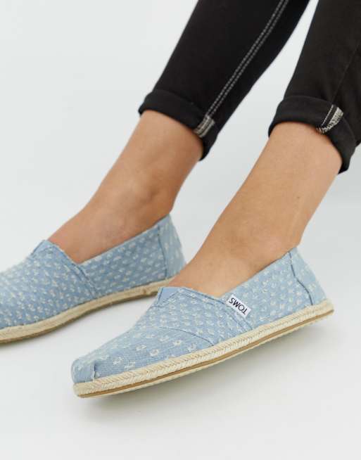 Denim store toms shoes