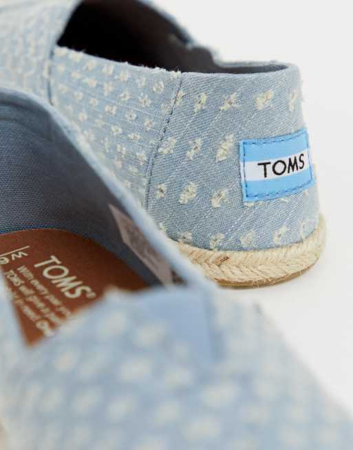 Toms denim hot sale shoes