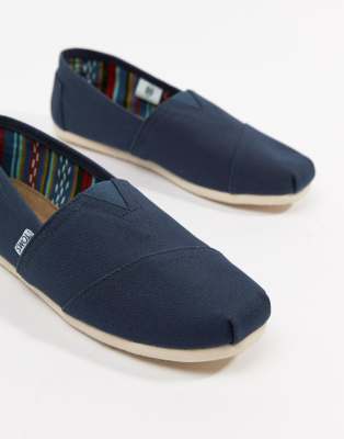 navy blue toms