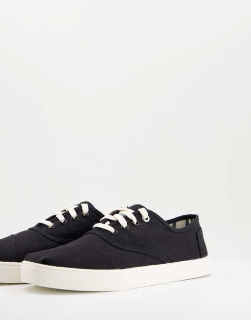 Toms - Cordones - Sneakers met cupzool in zwart