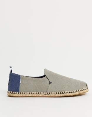 toms grey espadrilles