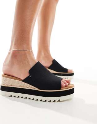 Toms Diana mule in black