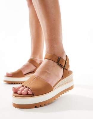 Toms Diana sandals in tan-Brown