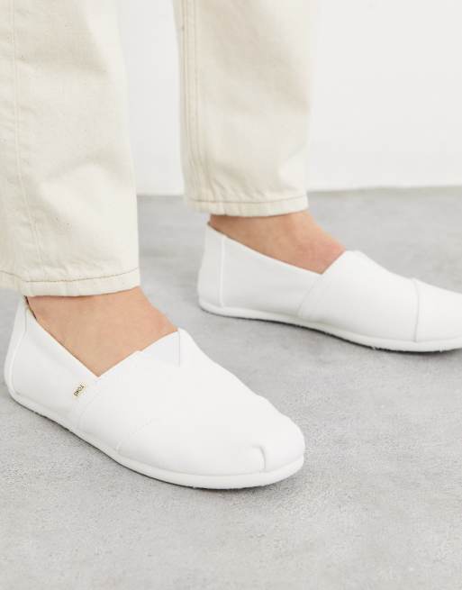 Toms - Espadrilles classiques en toile - Blanc