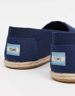 toms navy espadrilles