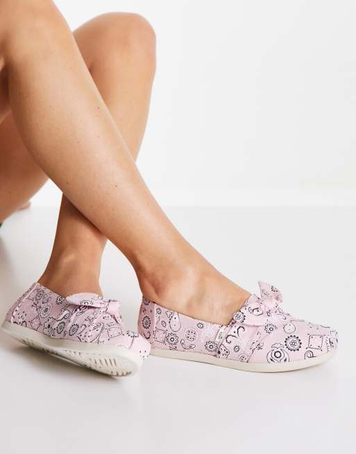 Toms best sale pink espadrilles