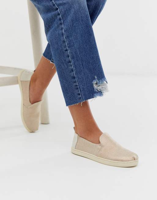 Toms deconstructed sale alpargata rose gold