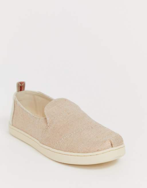 Toms deconstructed sale alpargata rose gold