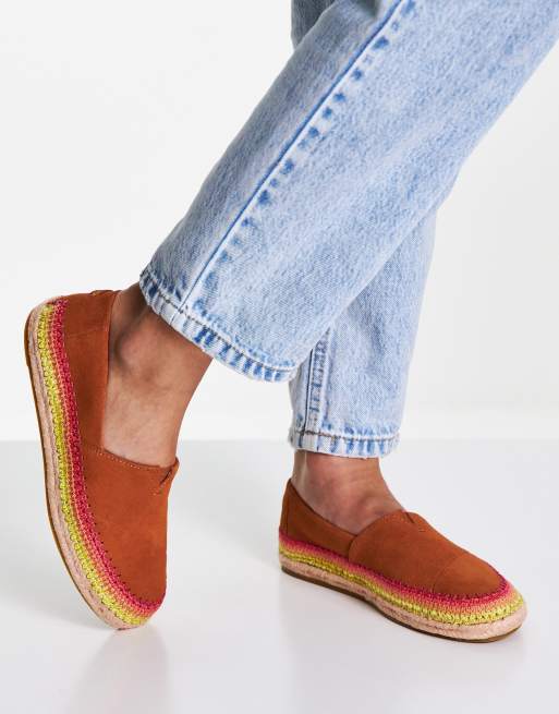 Toms – Esparto – Bruna espadriller