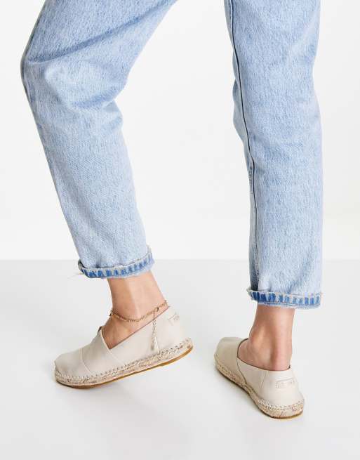 Toms Esparto Espadrilles Taupe ASOS