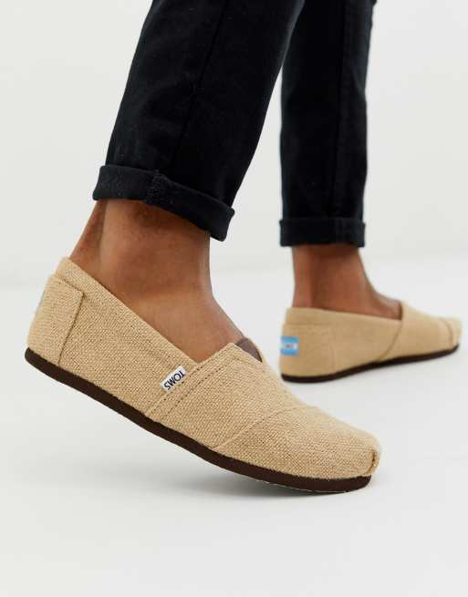 Toms best sale burlap shoes