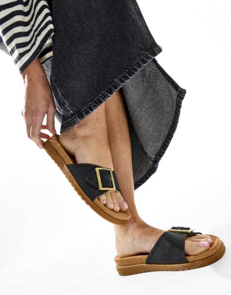 Toms Marin slide in black - view 1