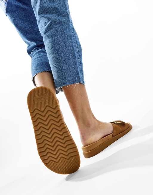 Toms Marin slide in brown, 2 of 4