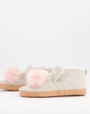 Toms ivy pom deals pom slippers