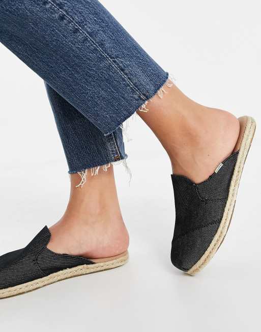 Toms denim sale espadrilles