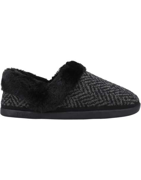 Toms Oslo slipper in black - view 1
