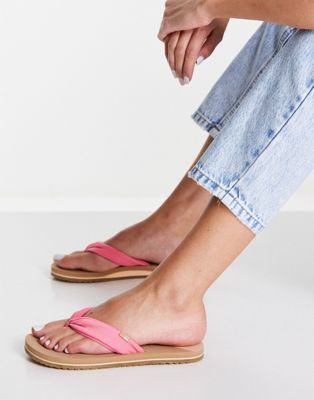 Toms piper flat sandals in pink