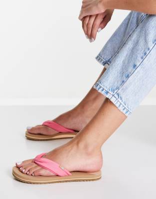 Toms piper flat sandals in pink