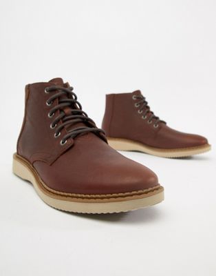 TOMS - Porter - vandtætte snørestøvler i brun