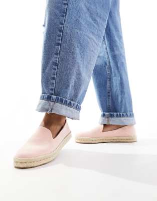 Toms Santiago espadrilles in peach pink