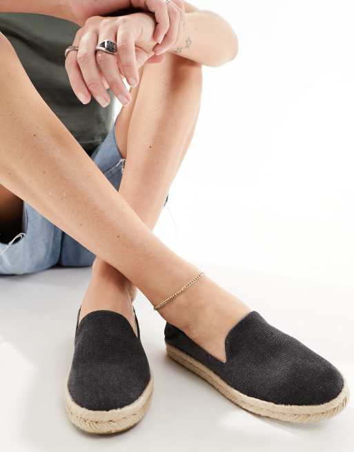 TOMS Santiago Espadrilles in Schwarz