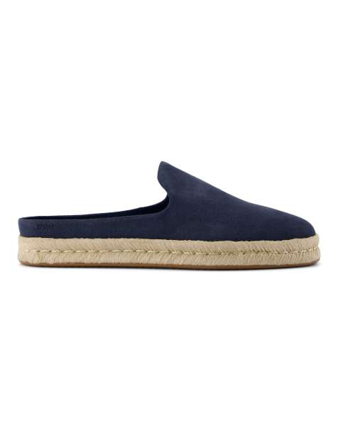 Toms Santiago mule in navy - view 1